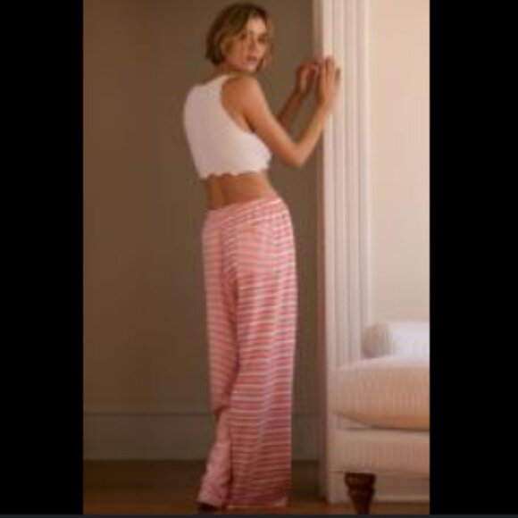 Brand New By Anthropologie Striped Knit Trousers - Picture 2 of 5